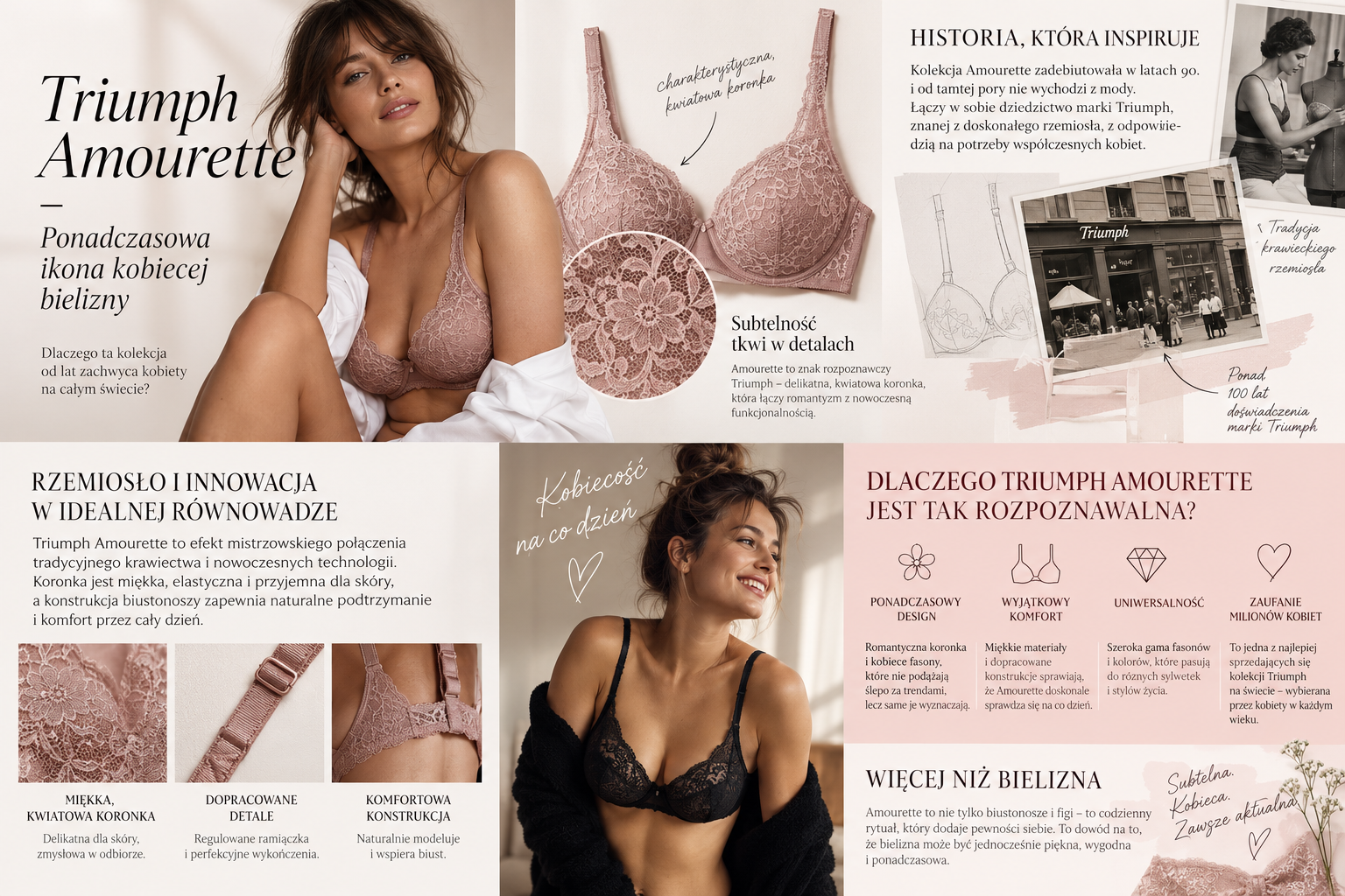 Triumph Amourette – ponadczasowa kobiecość